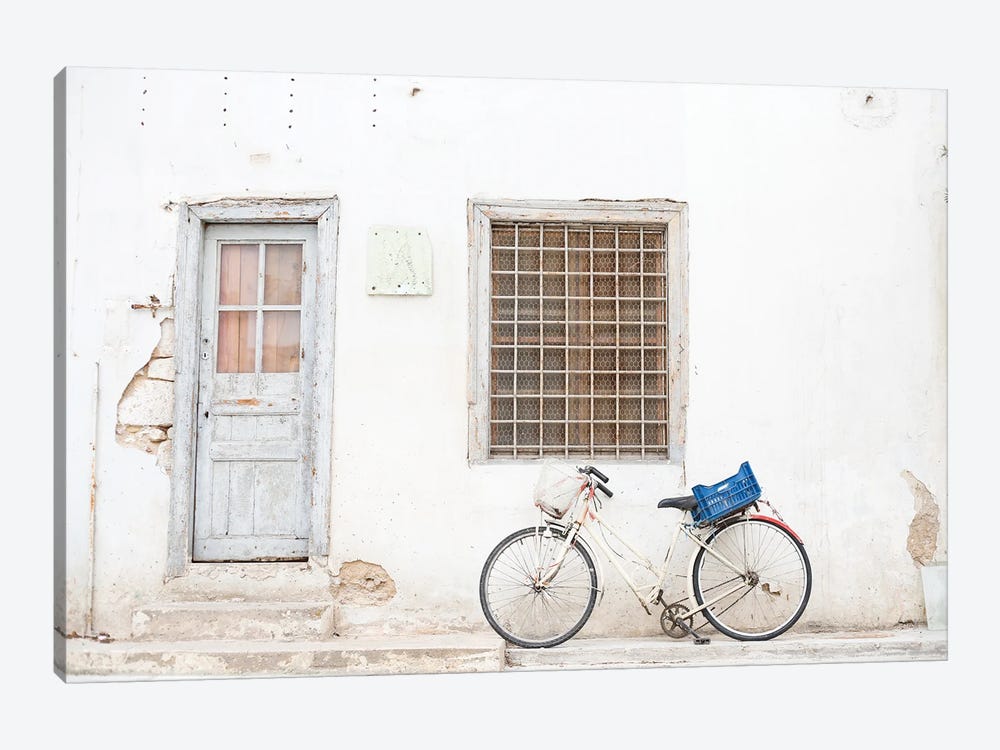 Rustic Island Bicycle by Victoria Metaxas 1-piece Canvas Wall Art