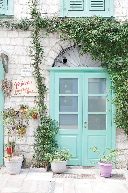 Boutique Doorway by Victoria Metaxas wall art