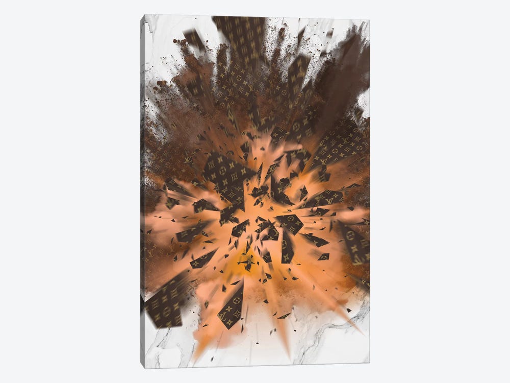 LV Grenade Explosion 1-piece Canvas Art Print