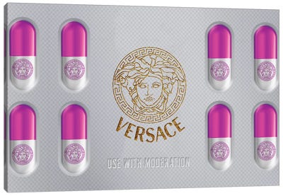 Versace Pills Canvas Art Print - Alexandre Venancio
