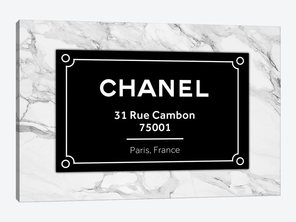 iCanvas Chanel Paris Art by Alexandre Venancio Canvas Art Wall Decor ( Fashion > Fashion Brands > Chanel art) - 12x18 in