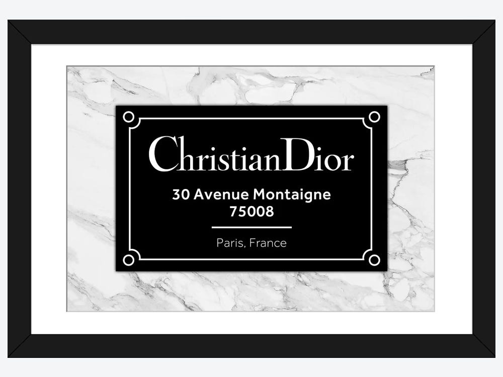 Framed Poster Prints - Dior Paris by Alexandre Venancio ( Fashion > Fashion Brands > Dior art) - 24x32x1