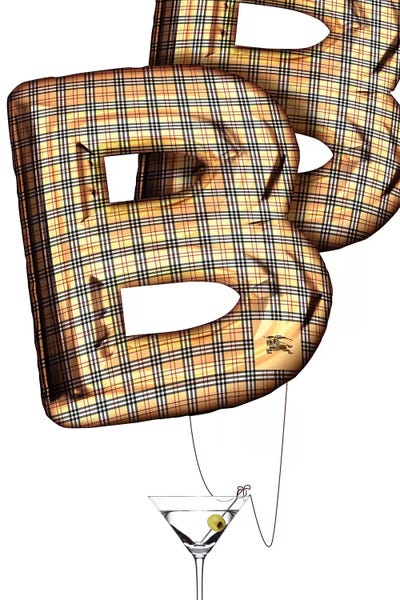 Alphabet: Burberry Balloon by Alexandre Venancio