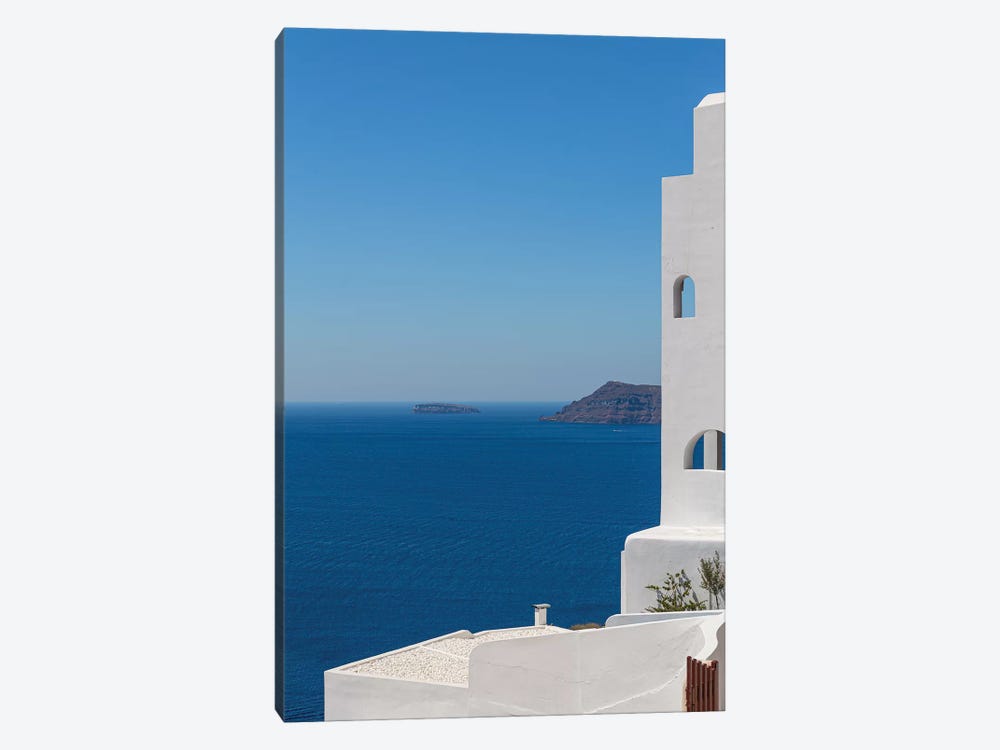 Santorini And The Mediterranean by Alexandre Venancio 1-piece Canvas Art Print