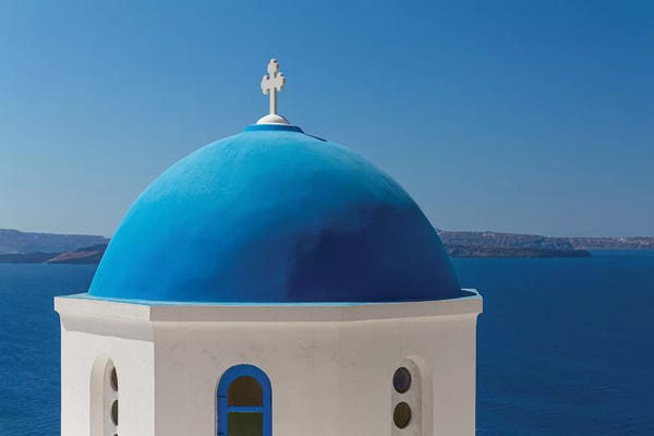 Alexandre Venancio: Santorini Church by Alexandre Venancio