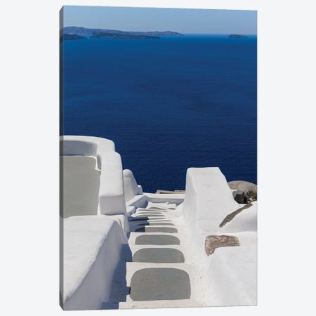 View From Santorini Canvas Print #VNC172} by Alexandre Venancio Canvas Art