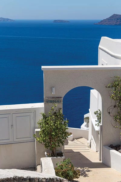Alexandre Venancio: Blue In Santorini by Alexandre Venancio