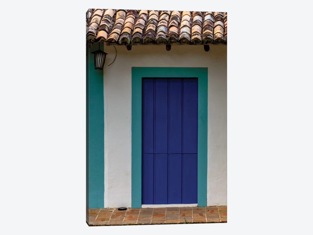 Bahia Blue Door by Alexandre Venancio 1-piece Canvas Art Print