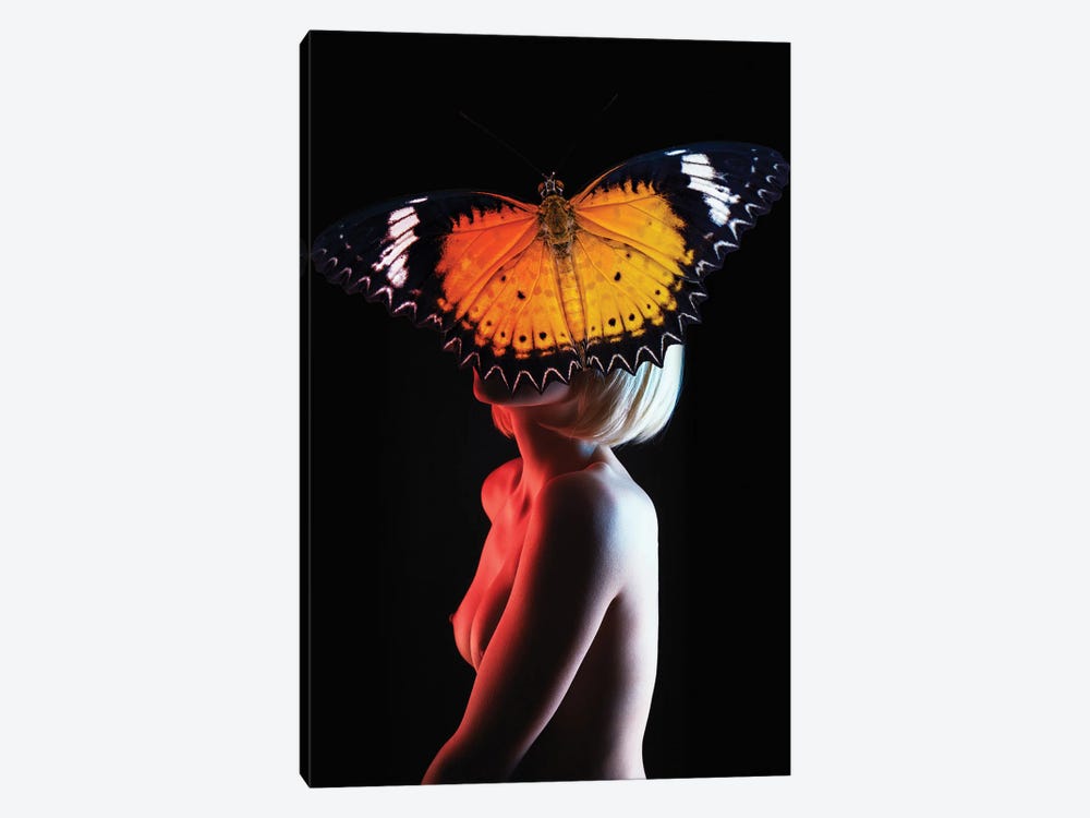 Woman In Butterfly by Alexandre Venancio 1-piece Canvas Print