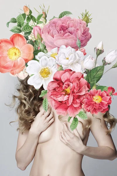Alexandre Venancio: Woman In Flowers II by Alexandre Venancio