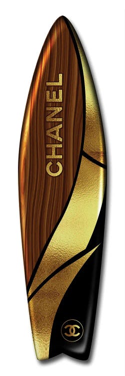 Chanel Surfboards poster