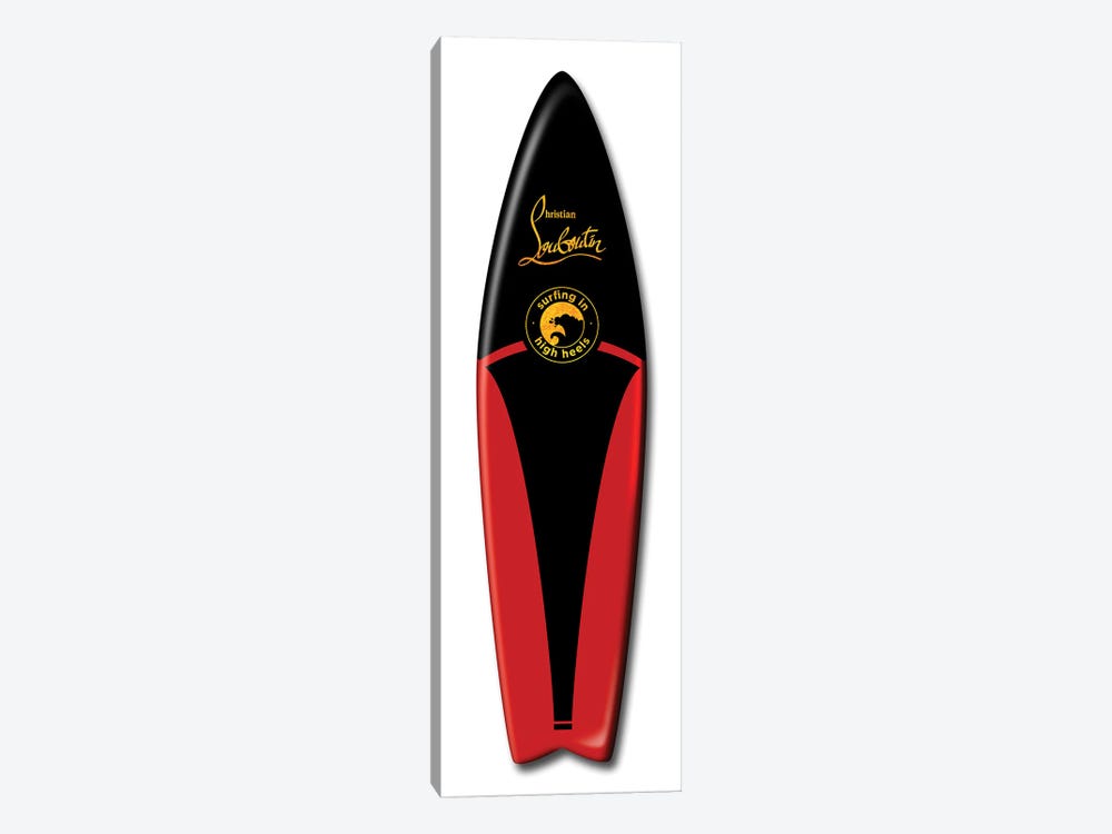 Fashion Surfboard Louboutin by Alexandre Venancio 1-piece Canvas Art Print