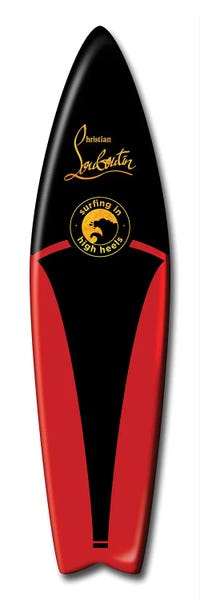 Fashion Brands: Fashion Surfboard Louboutin by Alexandre Venancio