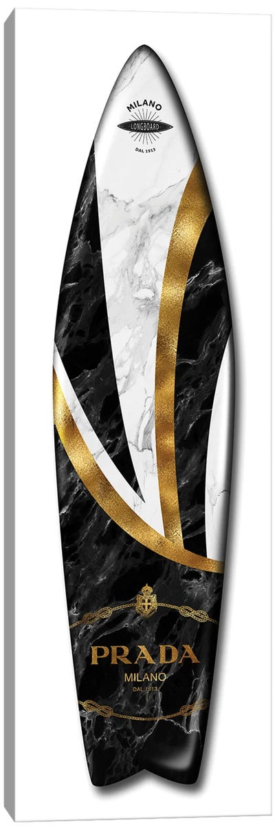 Fashion Surfboard Prada Canvas Art Print - Alexandre Venancio