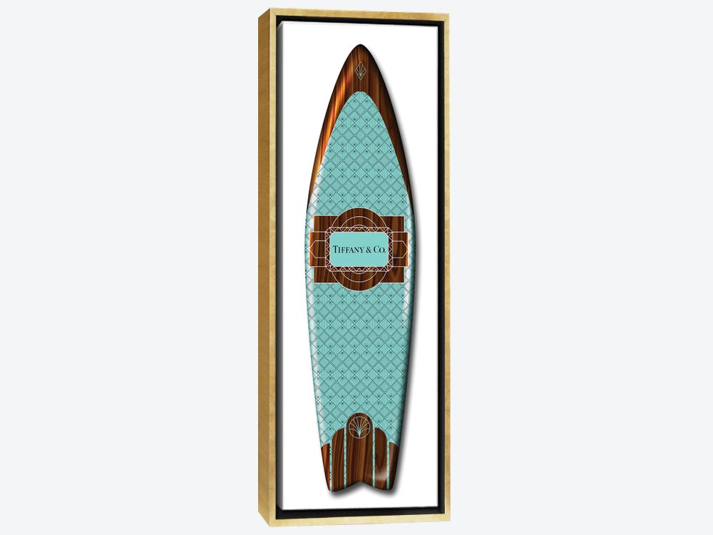 Alexandre Venancio Canvas Art Prints - Surfboard Chanel ( Sports > Surfing art) - 48x16 in