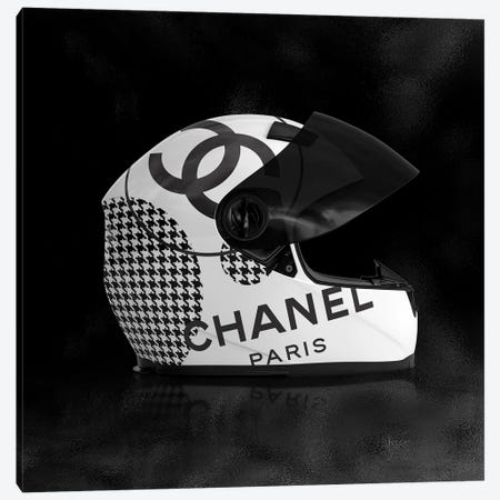 Chanel Helmet Canvas Print #VNC255} by Alexandre Venancio Canvas Artwork