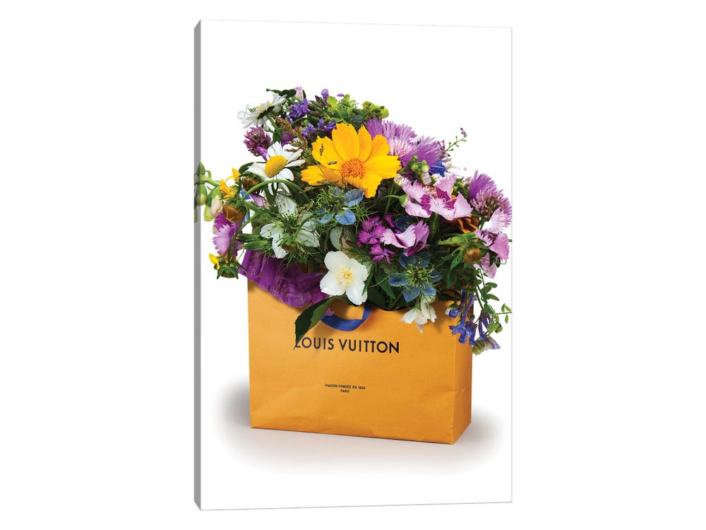 Alexandre Venancio Large Canvas Art Prints - LV Bag Vase ( Hobbies & lifestyles > Shopping art) - 60x40 in