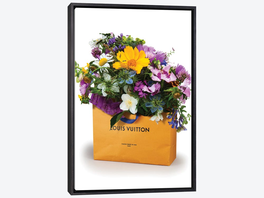 Alexandre Venancio Canvas Wall Decor Prints - LV Bag Vase ( Hobbies & lifestyles > Shopping art) - 40x26 in