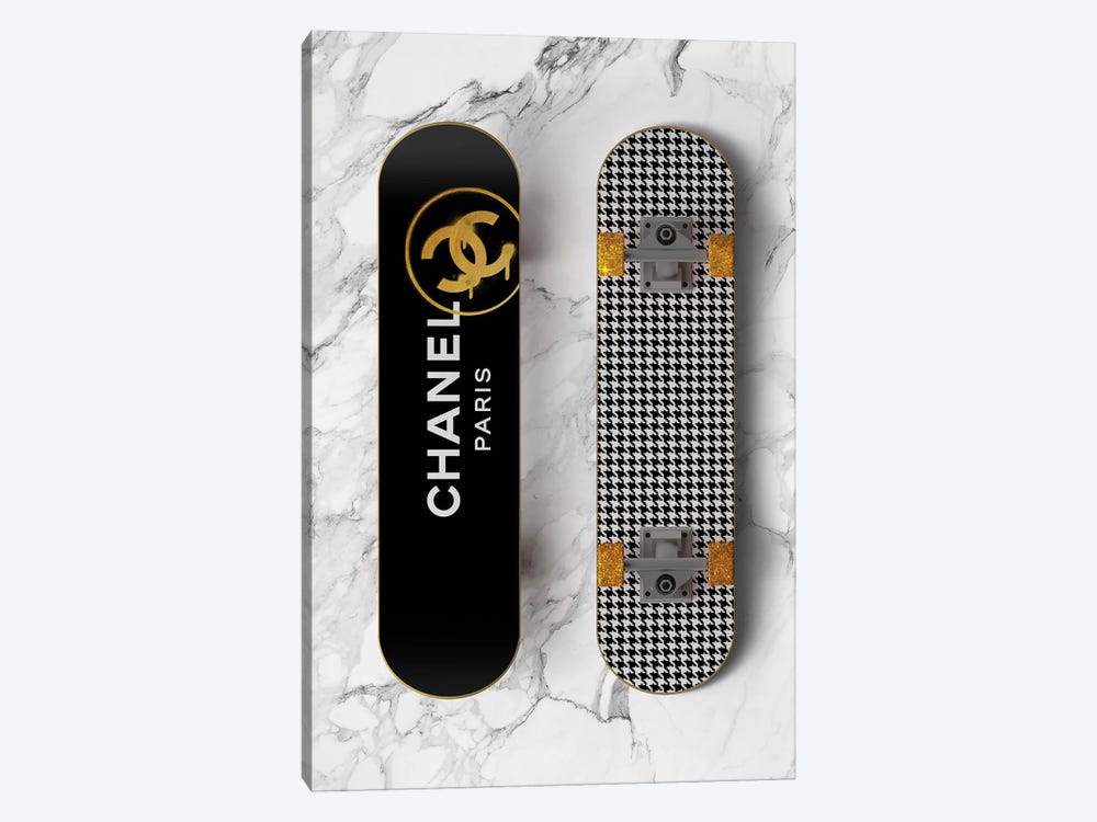 Chanel Skateboard Canvas by Venancio | iCanvas