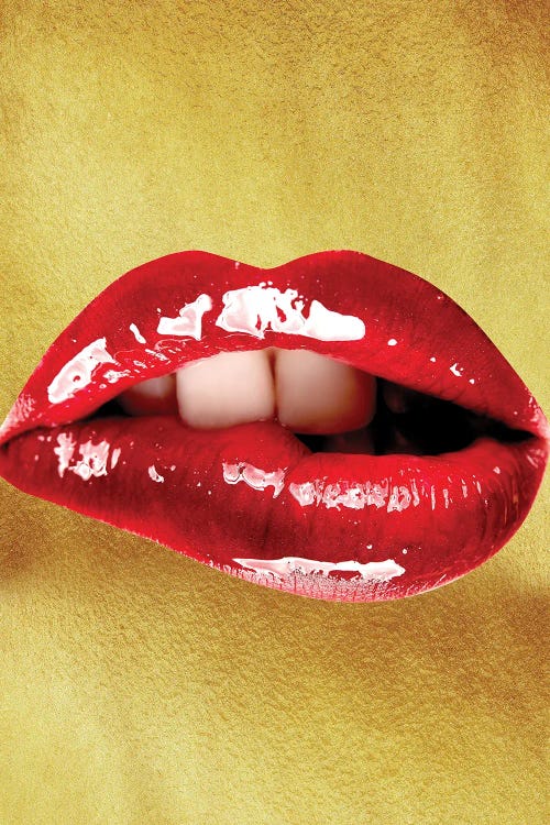 Red Lips by Alexandre Venancio wall art
