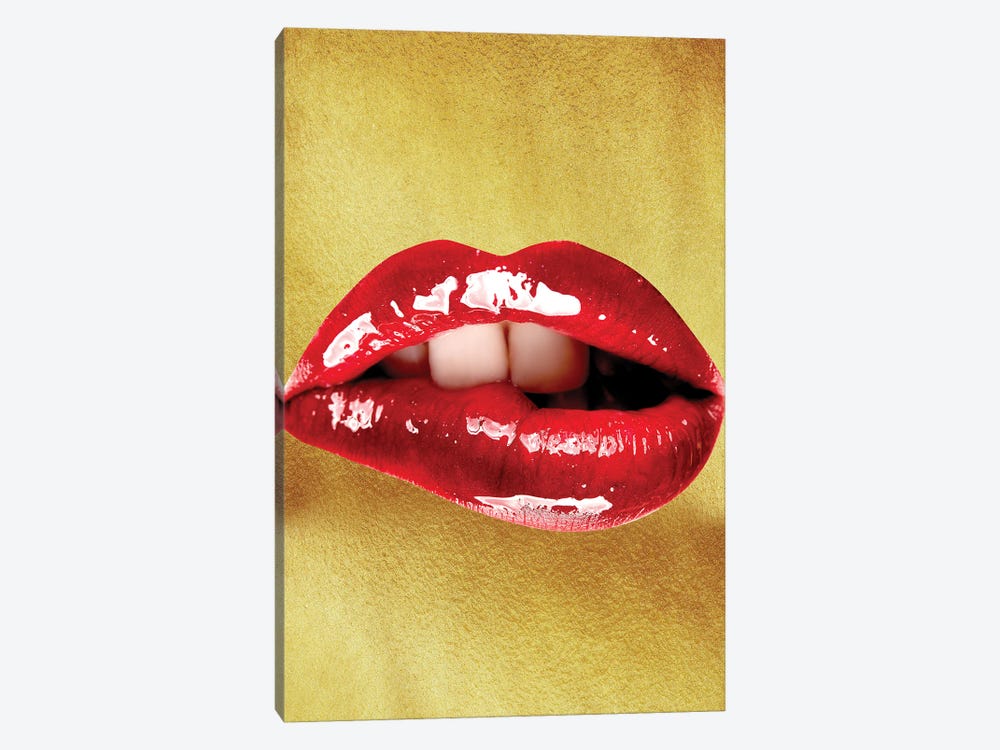Red Lips by Alexandre Venancio 1-piece Canvas Art