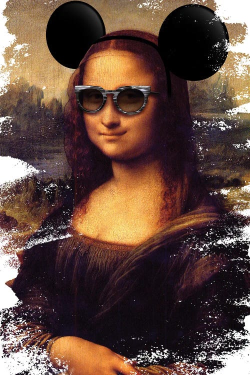 Desconstructed Masterpiece Mona Lisa