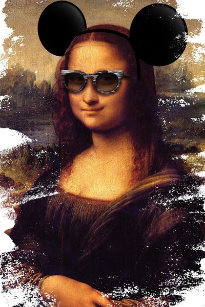 Alexandre Venancio: Desconstructed Masterpiece Mona Lisa by Alexandre Venancio