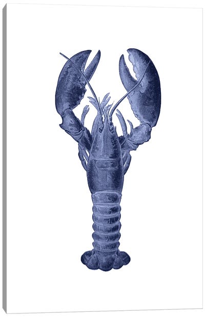Blue Lobster Canvas Art Print - Fishing Art