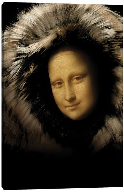 Mona Lisa Canvas Art Print - Mona Lisa Reimagined