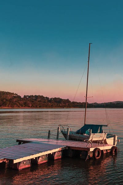 Alexandre Venancio: The Lake At Sunset by Alexandre Venancio
