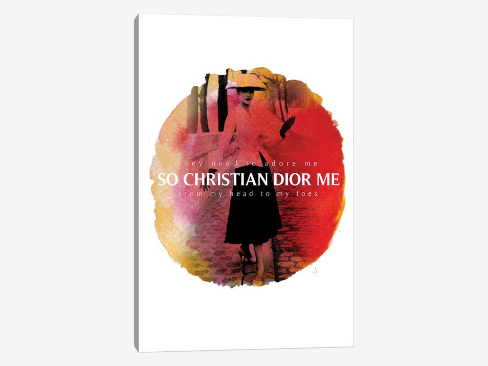 Christian Dior Me by Alexandre Venancio 1-piece Canvas Art