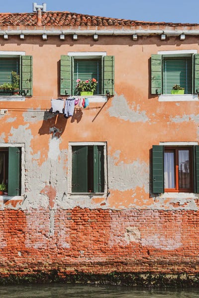 Alexandre Venancio: Venice Green Windows by Alexandre Venancio