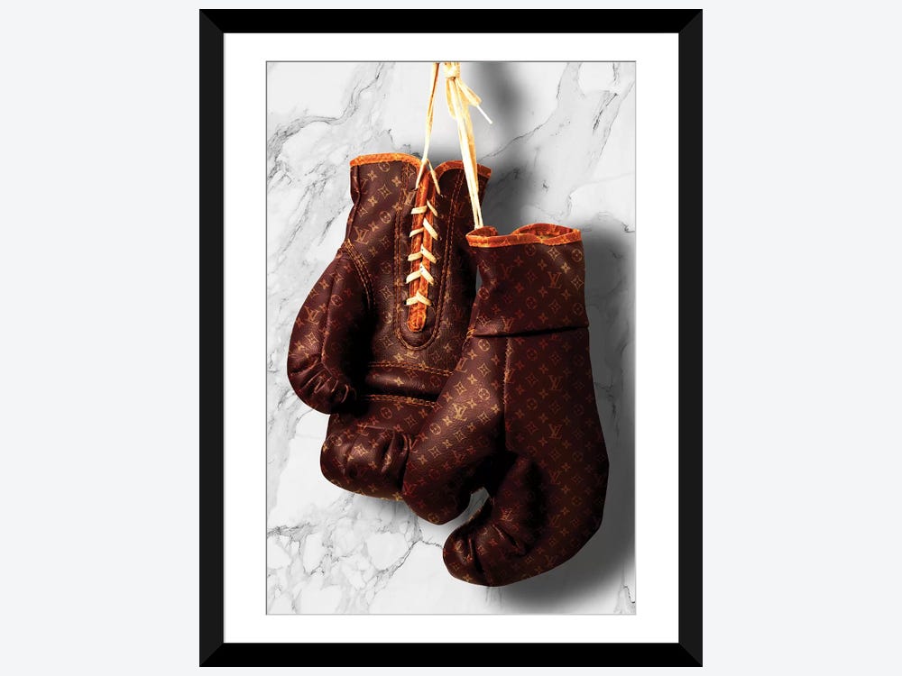 LV Boxing Gloves Wall Art