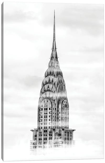 Chrysler Building New York Canvas Art Print - Art Deco