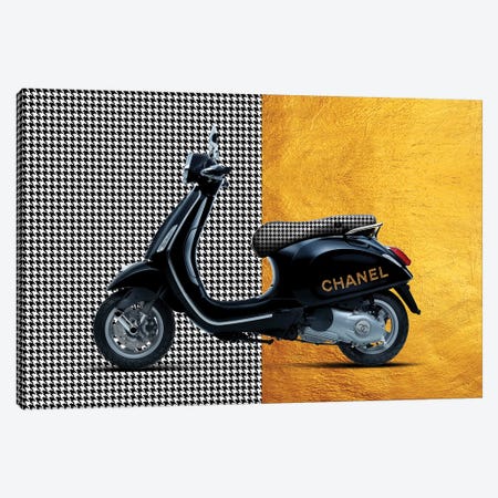 Modern Vespa : Louis Vuitton themed Vespa seat cover