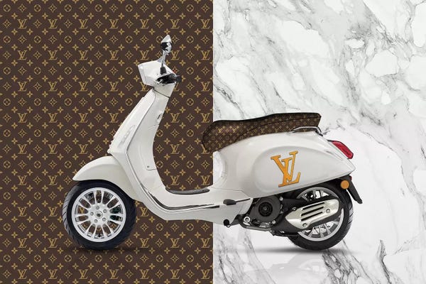 Scooters: Vespa Louis Vuitton by Alexandre Venancio