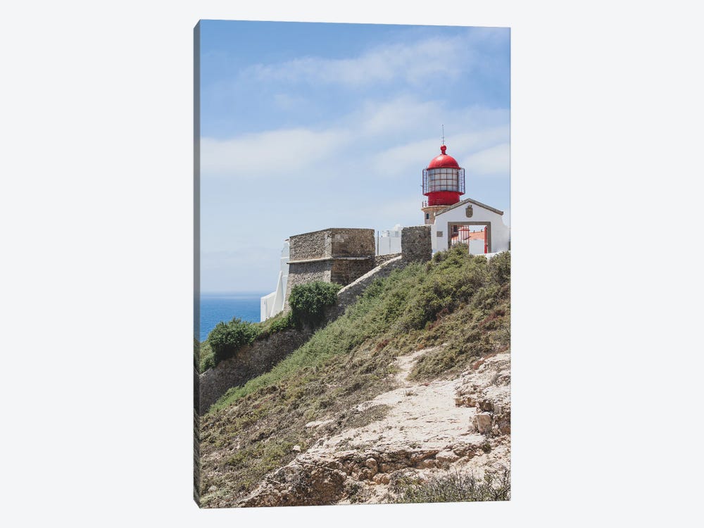 Portugal Red Lighthouse by Alexandre Venancio 1-piece Canvas Wall Art