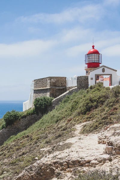 Alexandre Venancio: Portugal Red Lighthouse by Alexandre Venancio