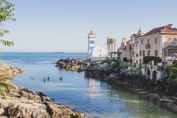 Alexandre Venancio: Portugal Cascais Lighthouse Horizontal by Alexandre Venancio