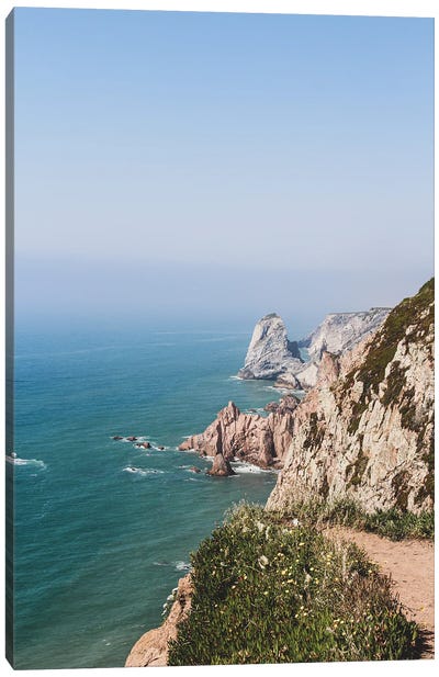 Portugal Cascais Cliff Canvas Art Print