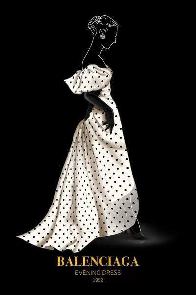 Alexandre Venancio: Evening Dress, Balenciaga, 1952 by Alexandre Venancio