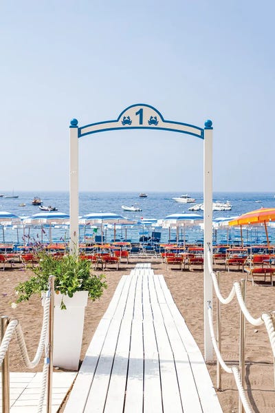 Alexandre Venancio: Amalfi Coast Beach by Alexandre Venancio