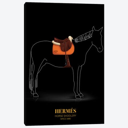 Horse Saddlery, Hermés, Since 1880 Canvas Print #VNC52} by Alexandre Venancio Canvas Artwork
