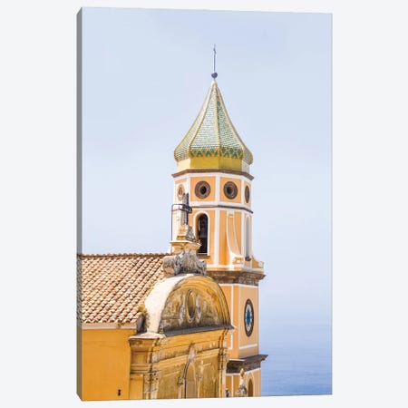 Amalfi Coast Church Detail Canvas Print #VNC531} by Alexandre Venancio Canvas Artwork
