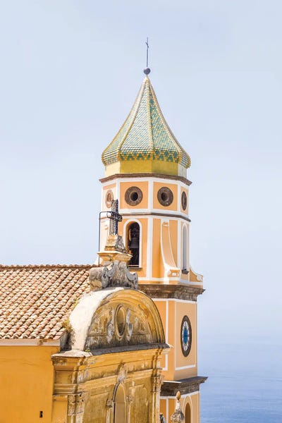 Alexandre Venancio: Amalfi Coast Church Detail by Alexandre Venancio