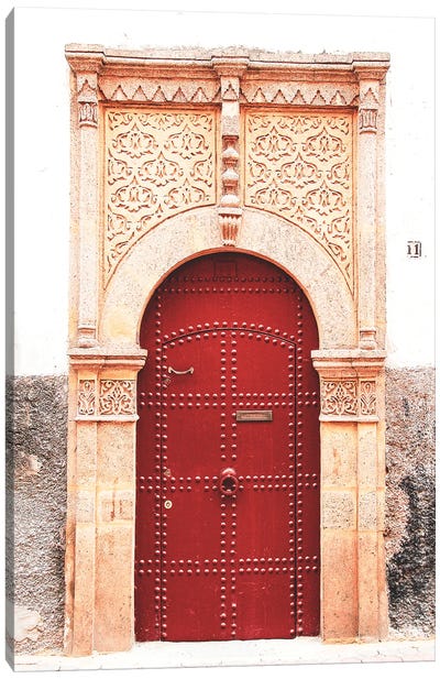 Morocco - Door II Canvas Art Print - Moroccan Culture