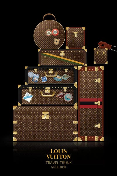 Historical Fashion: Travel Trunk, Louis Vuitton, Since 1858 by Alexandre Venancio