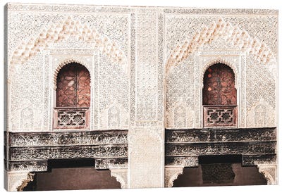 Morocco - Building Detail VI Canvas Art Print - Moroccan Culture