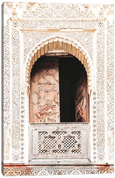 Morocco - Building Detail VII Canvas Art Print - Alexandre Venancio