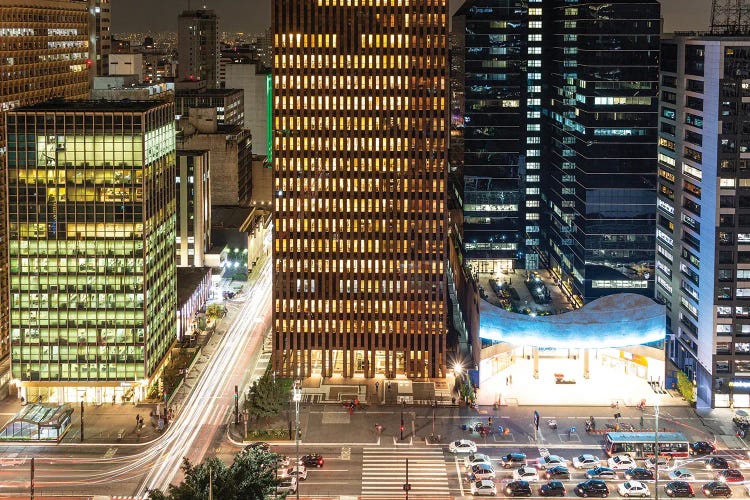 São Paulo Metropolis Paulista Avenue by Alexandre Venancio wall art